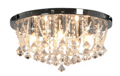 Ekstravagant Loftlampe med Krystalperler