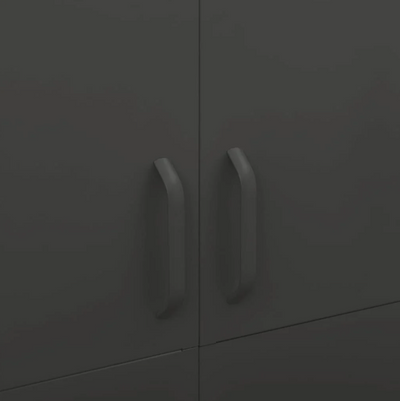 Anthracite stål skab