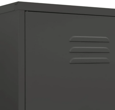 Anthracite stål skab