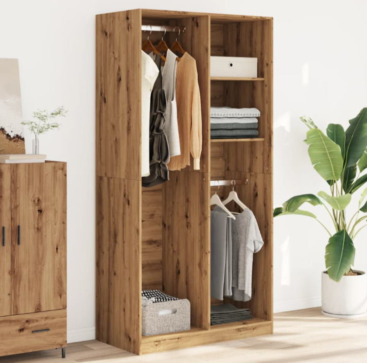 Artisian Oak gardarobe 100x50x200