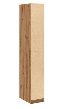 Artisian Oak gardarobe 30x50x200 m. skuffer