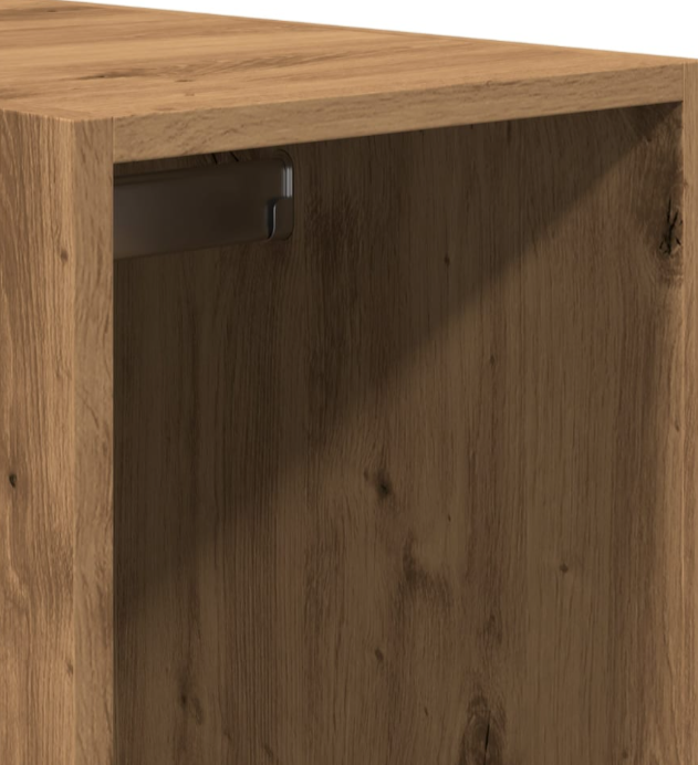 Artisian Oak gardarobe 30x50x200 m. skuffer
