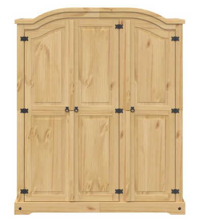 Corona garderobe skab 3-dørs