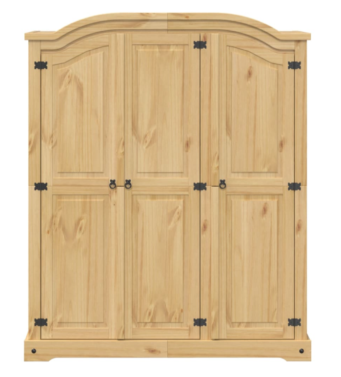 Corona garderobe skab 3-dørs