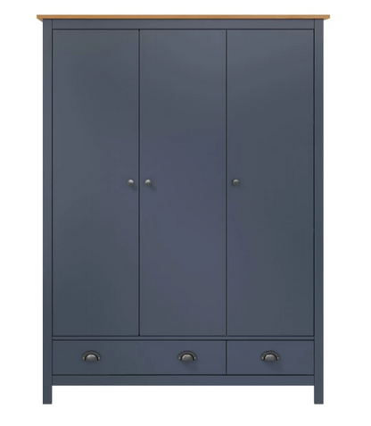 3-Dørs garderobe skab