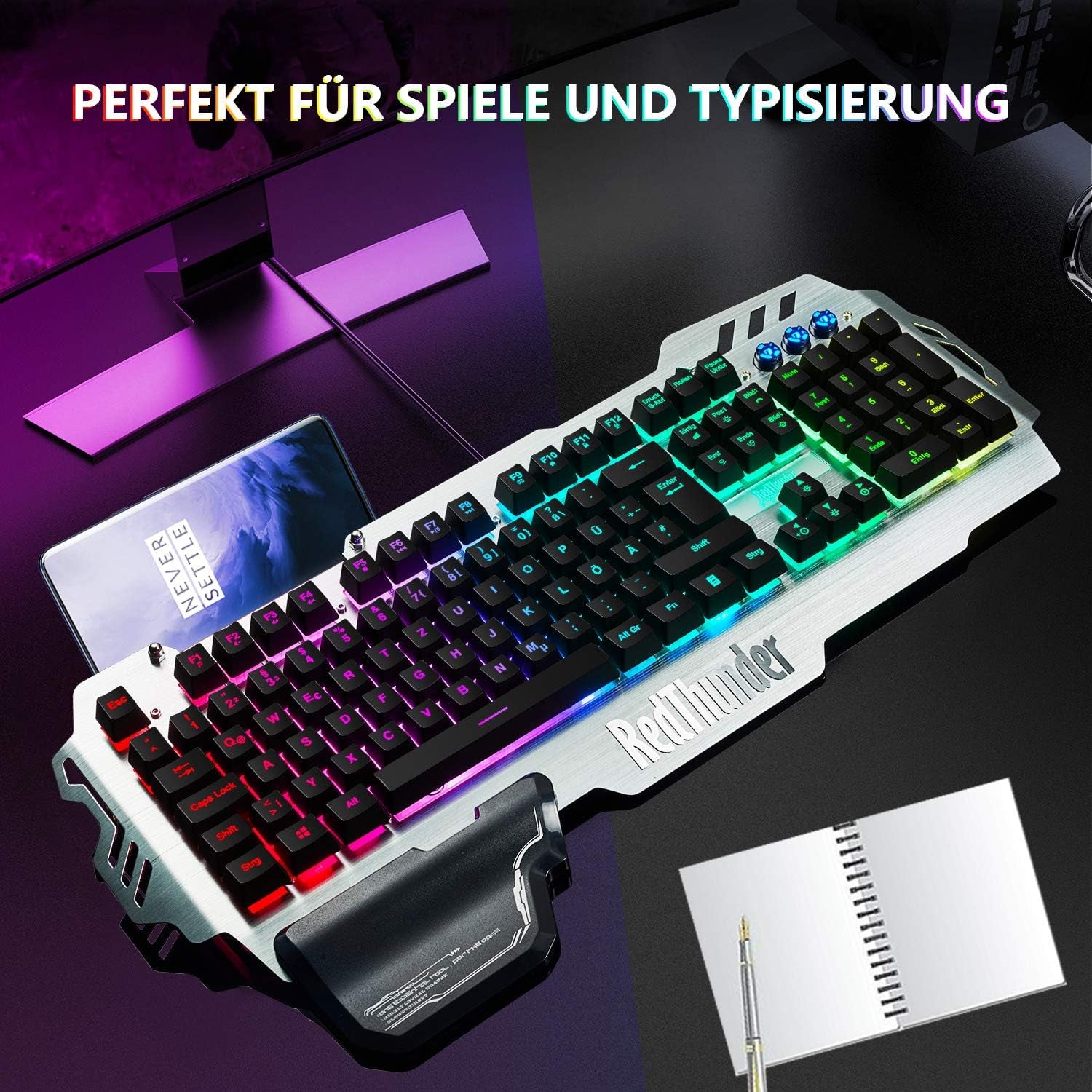 Redthunder K900  Gaming Tastatur 