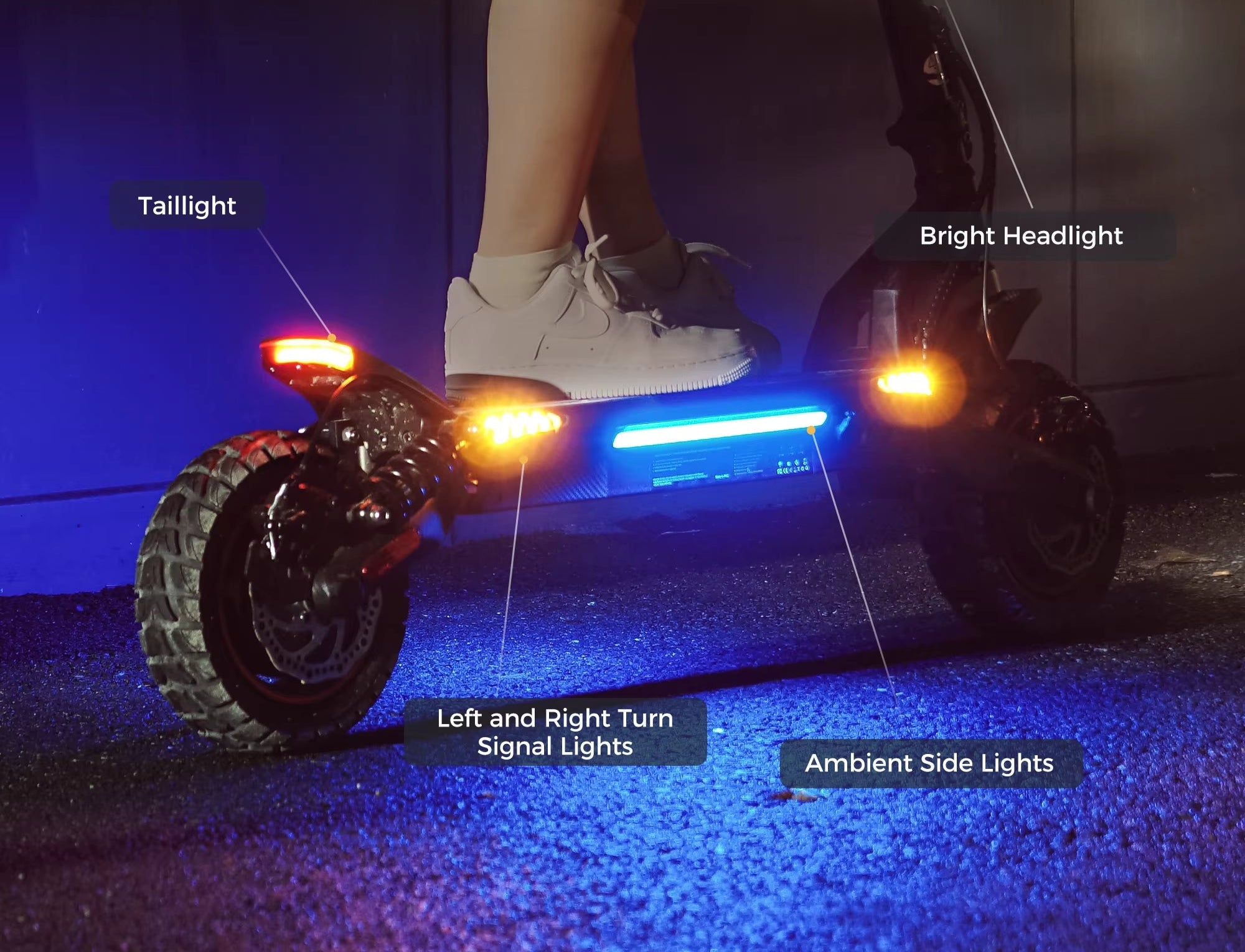 IX7Pro 2000W Dual Motor Electrisk Scooter
