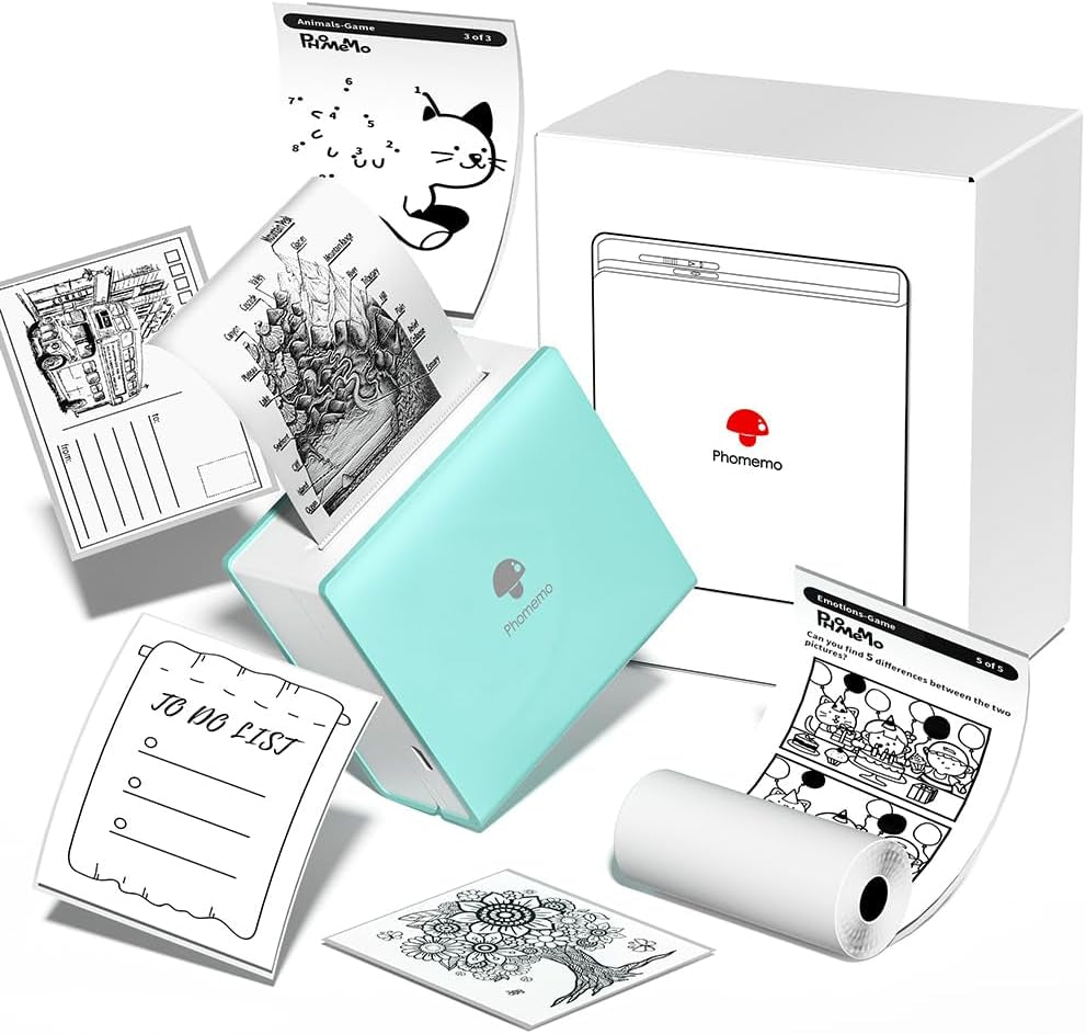 Mini sticker printer