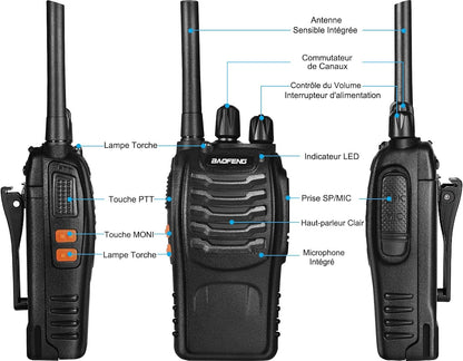 Walkie Talkies PMR446 2stk