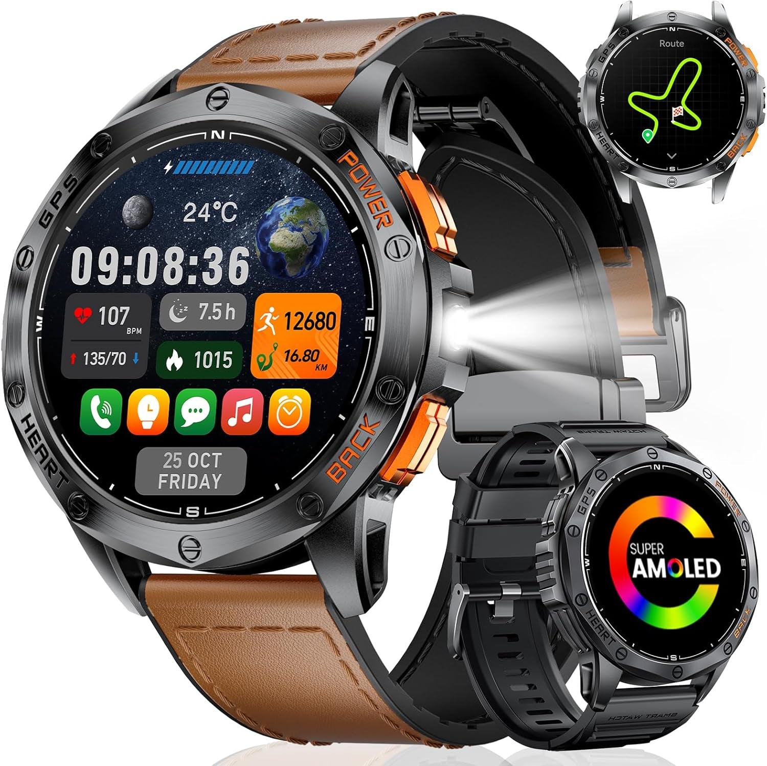 GPS Smartwatch med LED