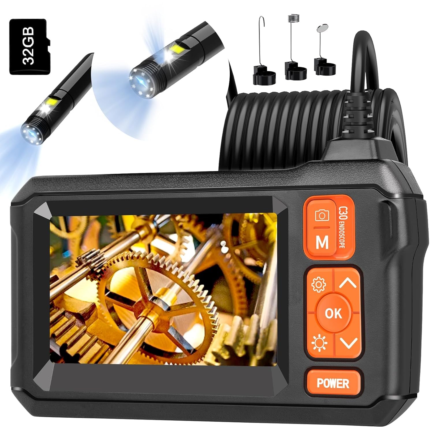 Dual Lens 1080 HD Inspektionskamera