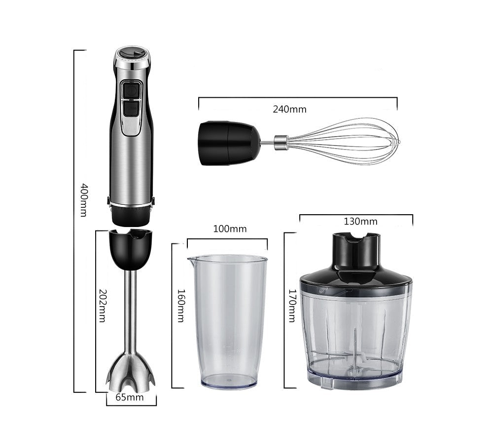 BioloMix BHB1200 – Kraftfuld 4-i-1 Stavblender