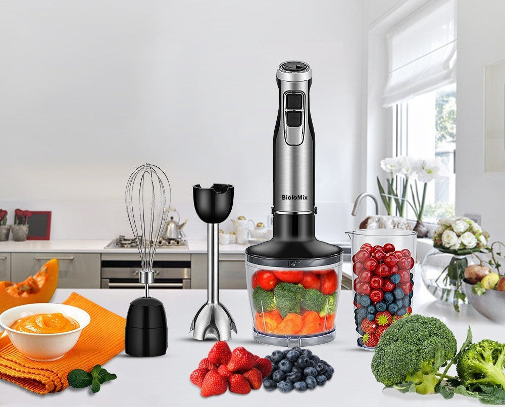 BioloMix BHB1200 – Kraftfuld 4-i-1 Stavblender