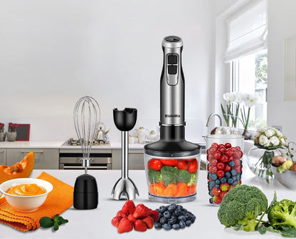 BioloMix BHB1200 – Kraftfuld 4-i-1 Stavblender