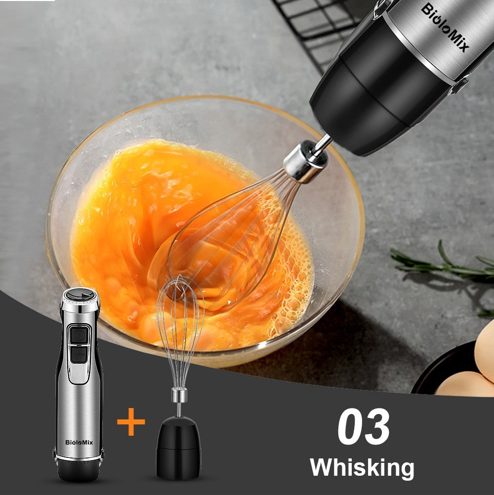 BioloMix BHB1200 – Kraftfuld 4-i-1 Stavblender