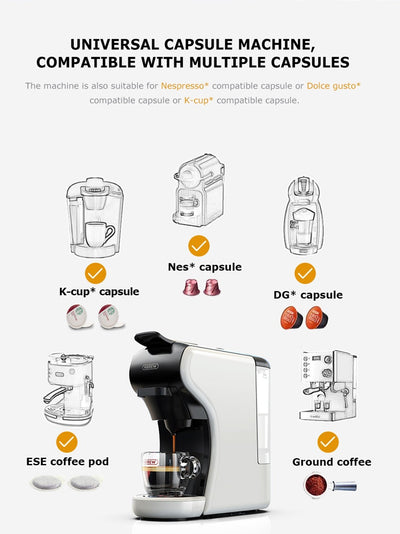 HiBREW H1A 4-i-1 Espressomaskine