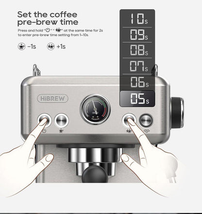 HiBREW H10A Semi-Automatisk Espressomaskine