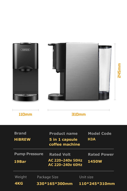 HiBREW H3A 5-i-1 Kaffemaskine