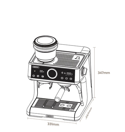 HiBREW H7A – Professionel Espresso Maskine 20bar