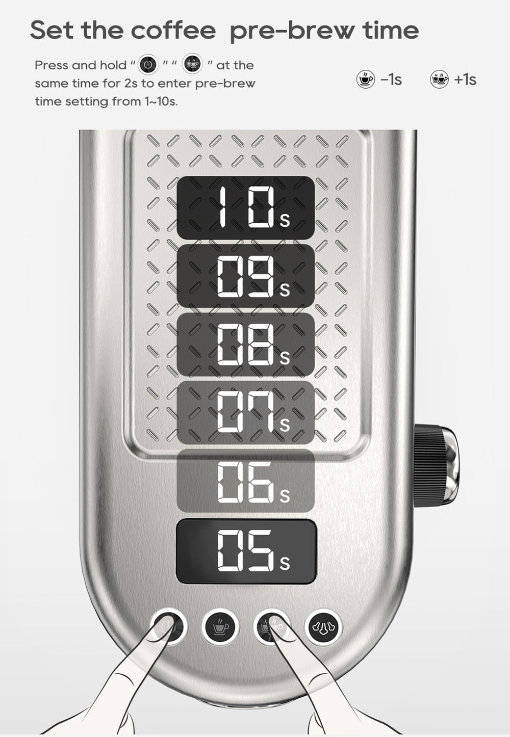 HiBREW H10B Semi-Automatisk Espressomaskine