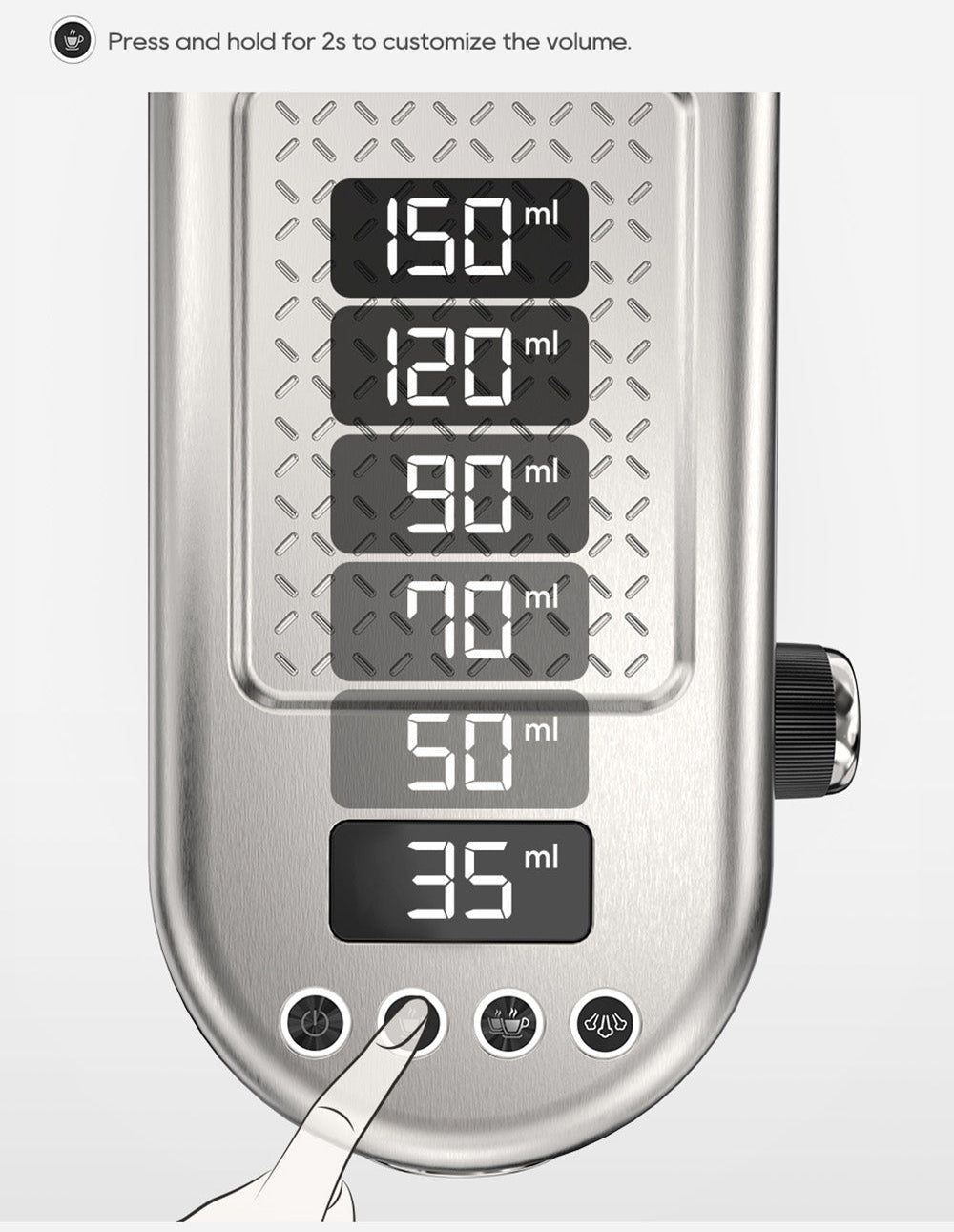 HiBREW H10B Semi-Automatisk Espressomaskine