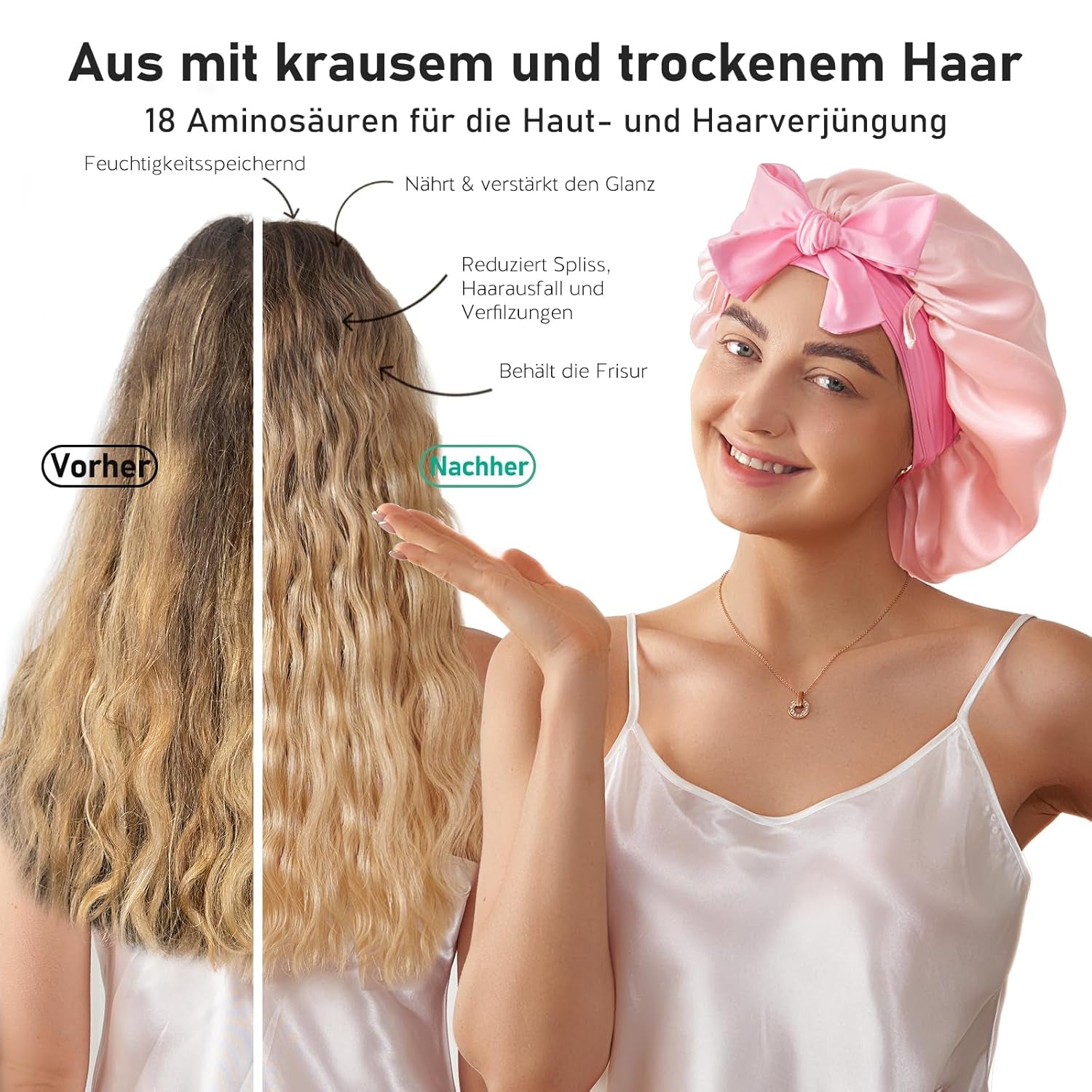 Bonet 100% Mulberry silke