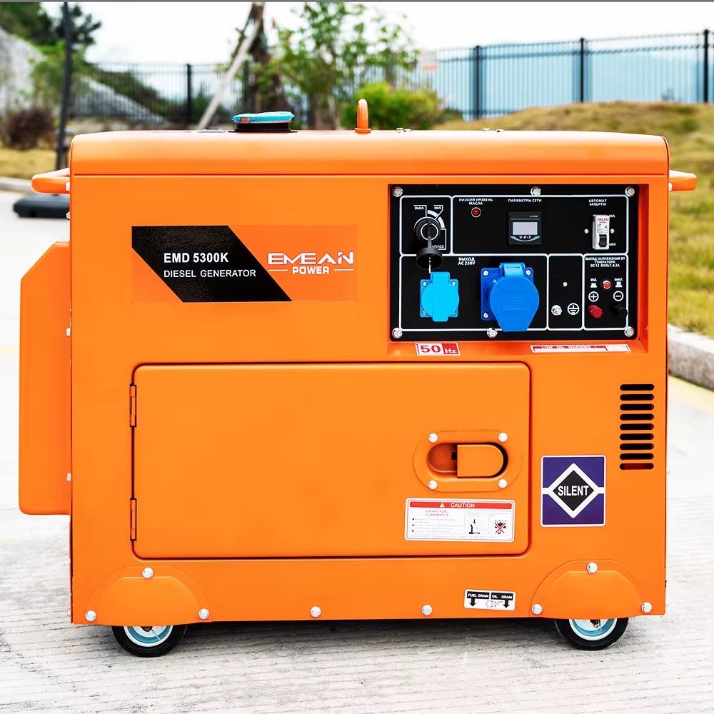 Single Phase Lister Algeria 7 5Kva 5 Kw Silent Diesel Generator 6.5Kva 10.5Kva 